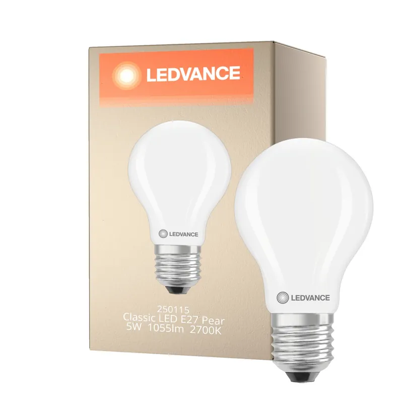 Sonderangebot Ledvance Classic LED E27 Birne Fadenlampe Matt 5W 1055lm - 827 Extra Warmweiß | Ersatz Für 75W