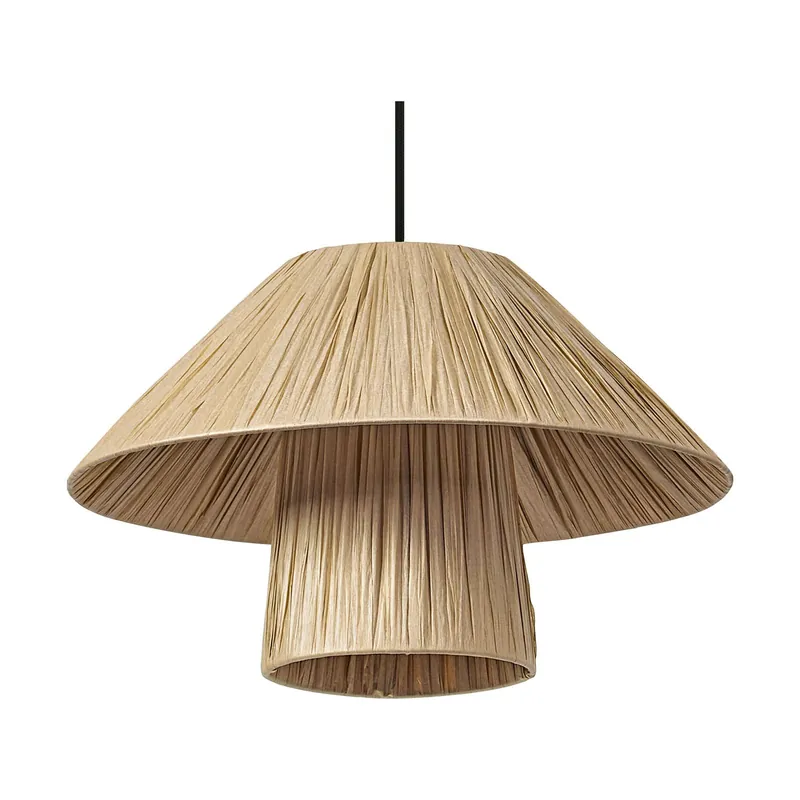 Preisreduziert Ledvance Decor Bamboo Papier/Stahl Hut 400 Braun | Geeignet für E27