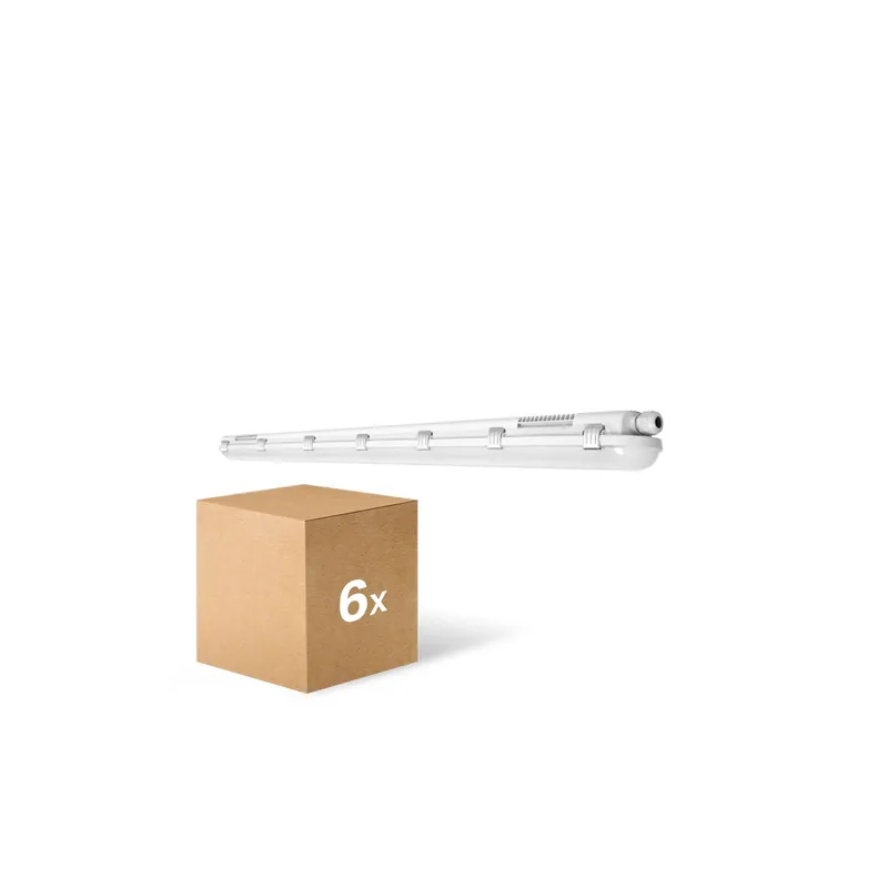 Top-Preis Mehrfachpackung 6x Ledvance LED Feuchtraumleuchte Feuchtigkeitsdicht 46W 6400lm - 865 Tageslichtweiß | 150cm