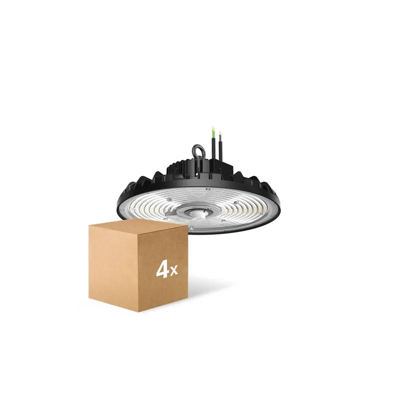 Mehrfachpackung 4x Noxion LED Highbay Ecowhite V2.0 200W 32000lm 120D - 840 Kaltweiß | IP65 - 1-10V Dimmbar Abverkauf