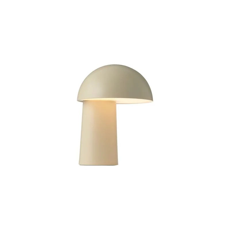 DFTP by Nordlux Tischlampe Faye Metall Beige 1W 300lm - 827 Extra Warmweiß | 173mm - Touch Dimmbar Garantierte Lieferung