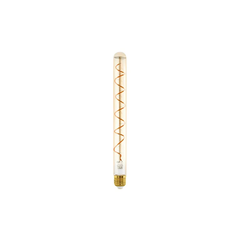 Eglo LED Tubular E27 Fadenlampe Messing 4W 180lm - 816 Extra Warmweiß | Dimmbar - Ersatz Für 15W Nur Heute