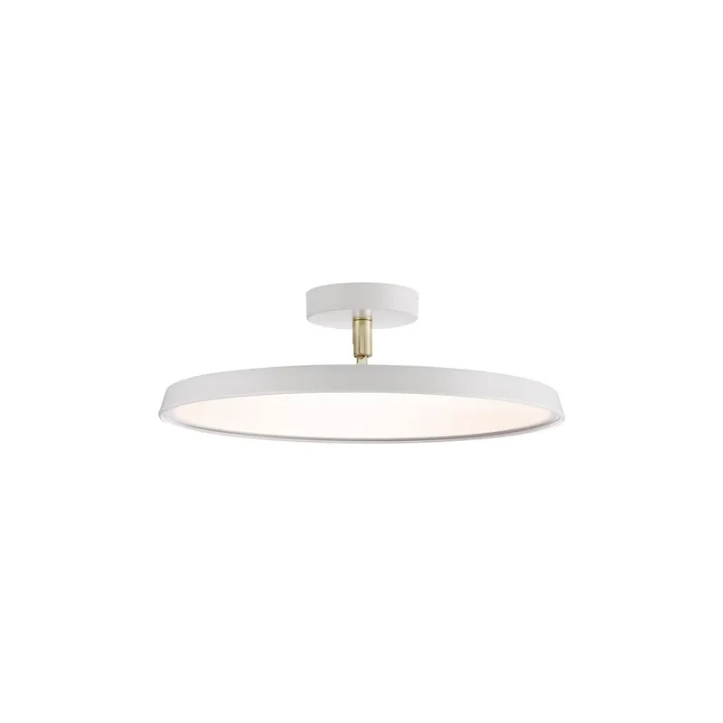 Direkt Vom Hersteller DFTP by Nordlux LED Pendelleuchte Kaito Metall Weiß 24W 1840lm - 830 Warmweiß | Dimmbar
