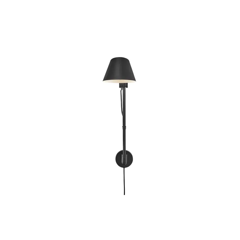 Highlight DFTP by Nordlux LED Wandleuchte Stay Aluminium Schwarz | Geeignet für E27