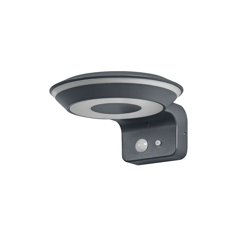 Geprüft Ledvance LED Endura Stil Solar Glow Wandleuchte Grau 3W 180lm - 830 Warmweiß | Bewegungssensor