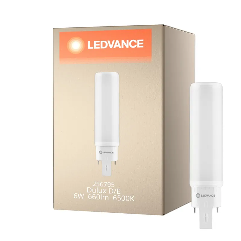 Jetzt Kaufen Ledvance Dulux D/E LED 6W - 865 Tageslichtweiß | 4-Pins - Ersatz Für 60W