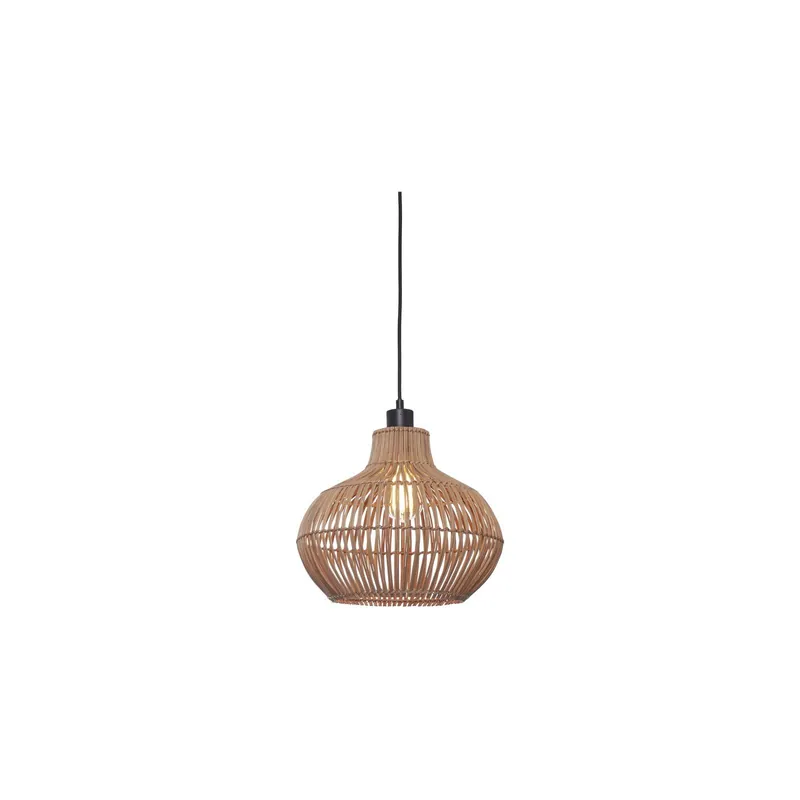 Good&Mojo Pendelleuchte Kalahari Rattan Braun S | Geeignet für 1x E27 Schnäppchen