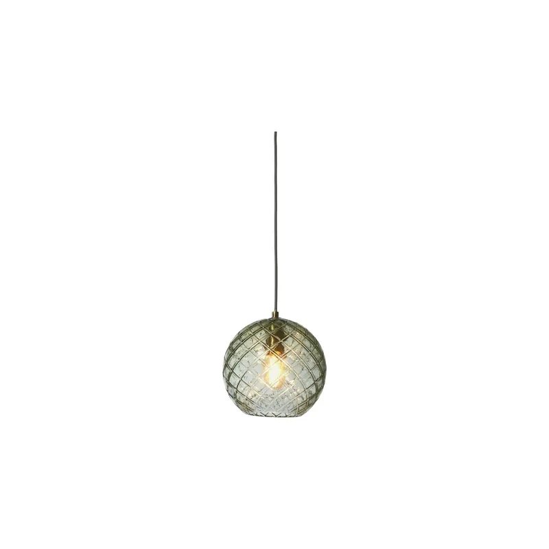 It's about RoMi Pendelleuchte Venice Glas Grün | Geeignet für 1x E27 Preisreduziert