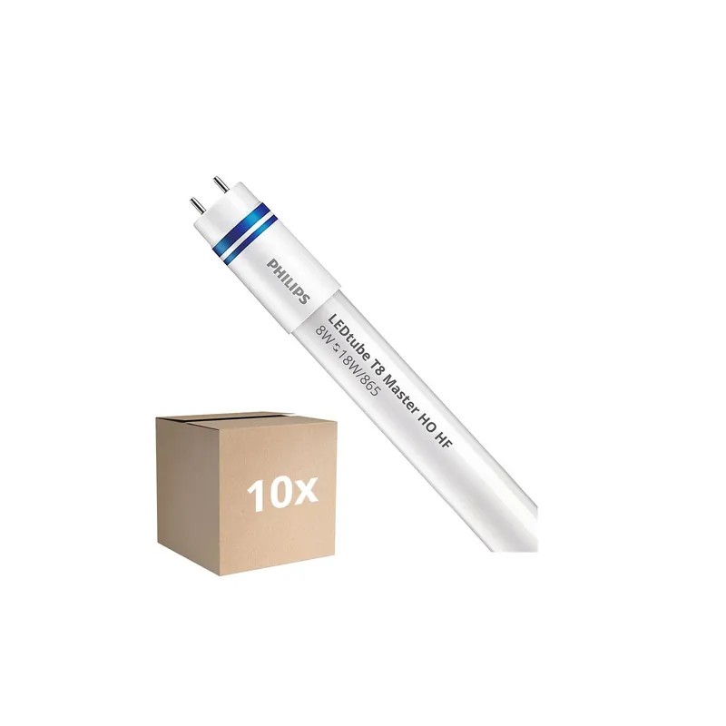 Preis Gesenkt Mehrfachpackung 10x Philips LED Röhre T8 MASTER (HF) High Output 8W 1050lm - 865 Tageslichtweiß| 60cm - Ersatz für 18W
