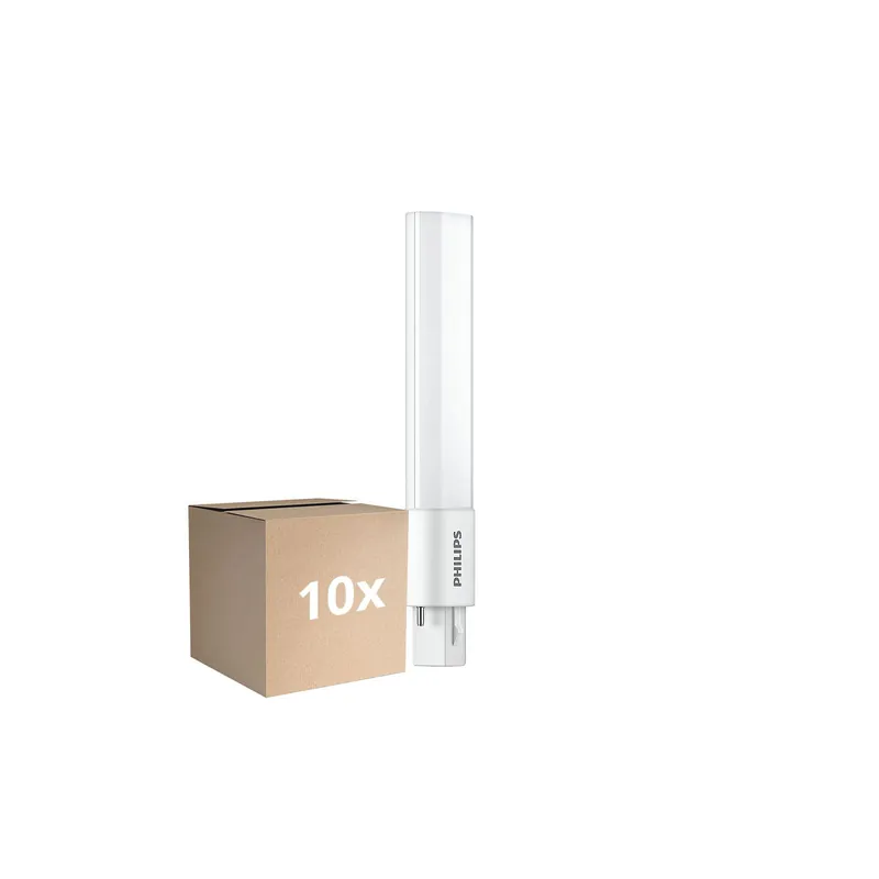 Mehrfachpackung 10x Philips CorePro PL-S LED 5W - 830 Warmweiß | 2-Pins - Ersatz Für 11W Preisreduziert