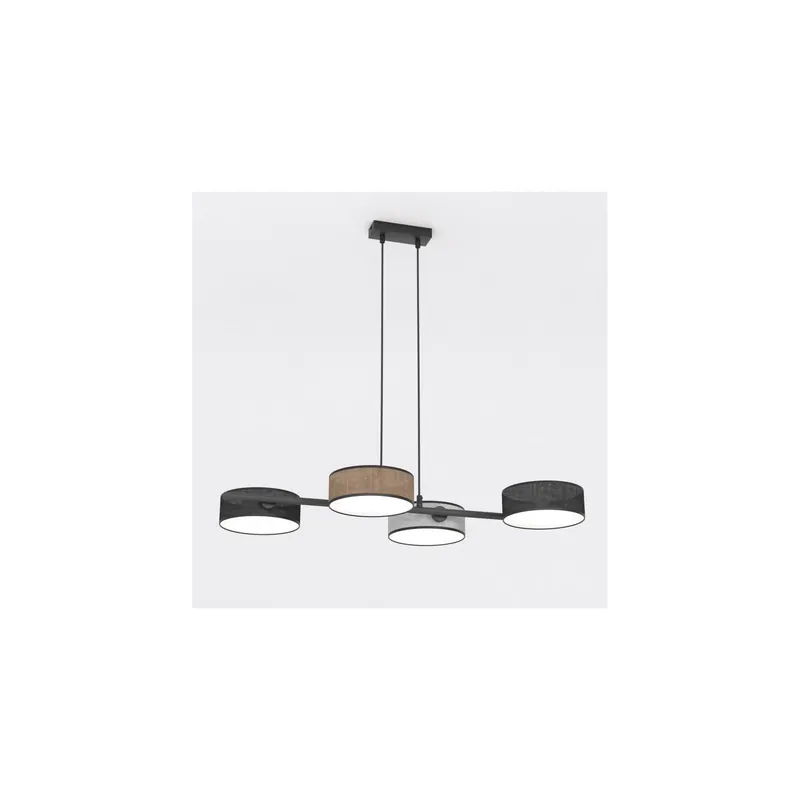 Emibig Pendelleuchte Drumz Stahl Schwarz | Geeignet für 4x E14 - Max 10W Top-Angebot