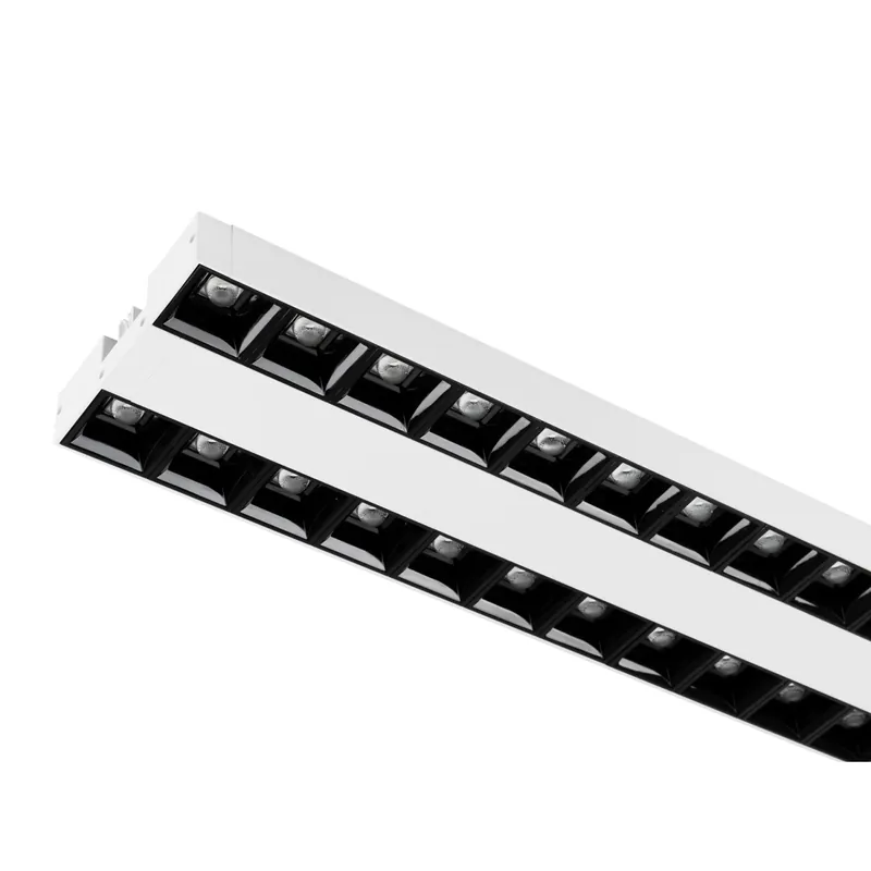 SLV Schienenstrahler Sight Evo 3-Phasen Aluminium Weiß Doppelt 25W 6400lm 60D - 830 Warmweiß | Höchste Farbwiedergabe Neu