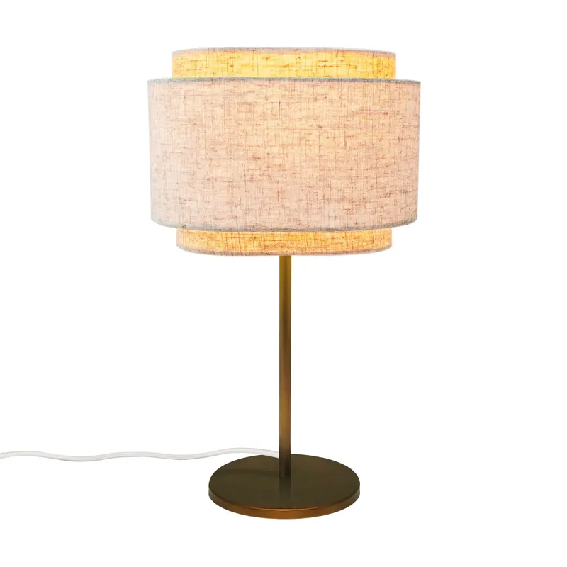 Meistverkauft DFTP by Nordlux Takai Tischlampe Beige | Geeignet für E27