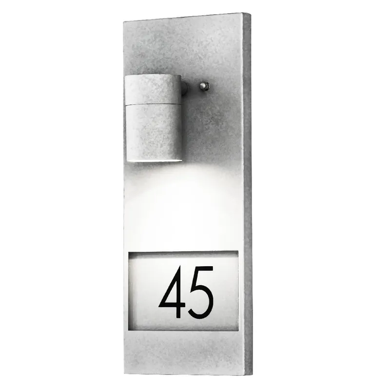 Beliebt KONSTSMIDE No. 7655-320 Aussenwandleuchte Hausnummer Modena GU10 galvanisiert IP44