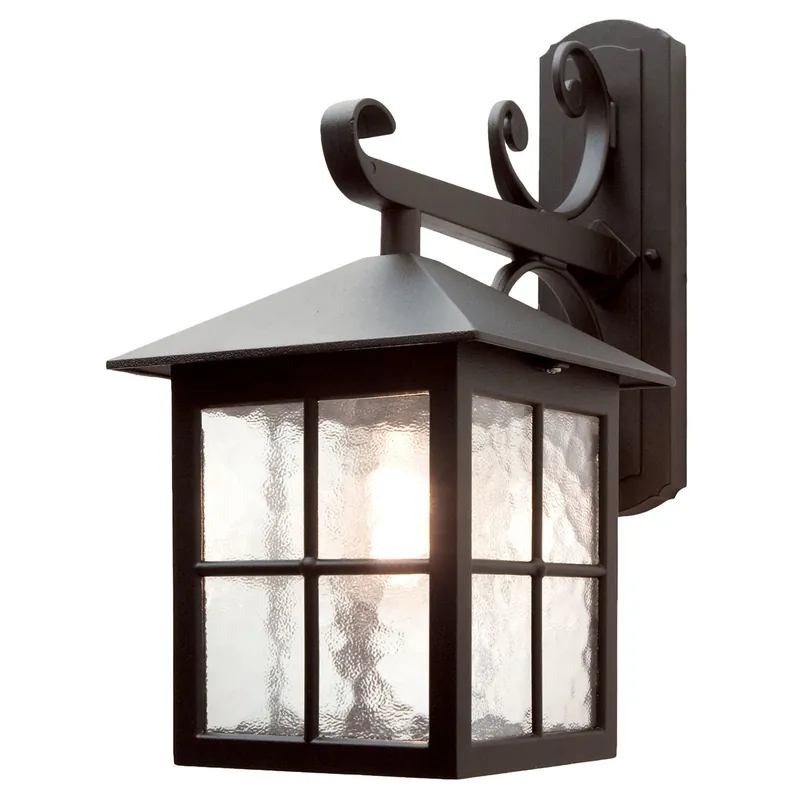 Elstead Lighting Winchester Outdoor 1-Light DOWN Wandleuchte Schwarz E27 IP43 Letzte Chance