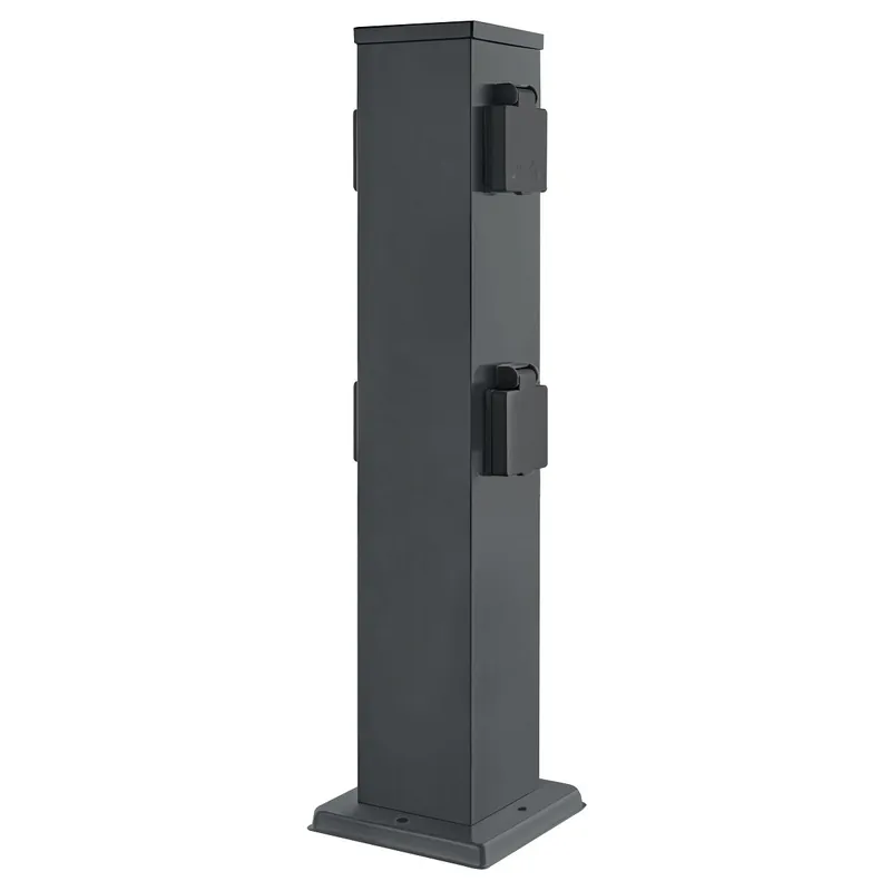 Heitronic 501335 Energieverteiler Bangkok 4-fach 400mm anthrazit Finale Aktion