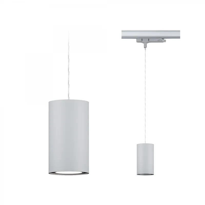 Paulmann 96603 ProRail3 LED Schienenpendel Kratos 4000K 1050lm Silber Neu Im Sortiment