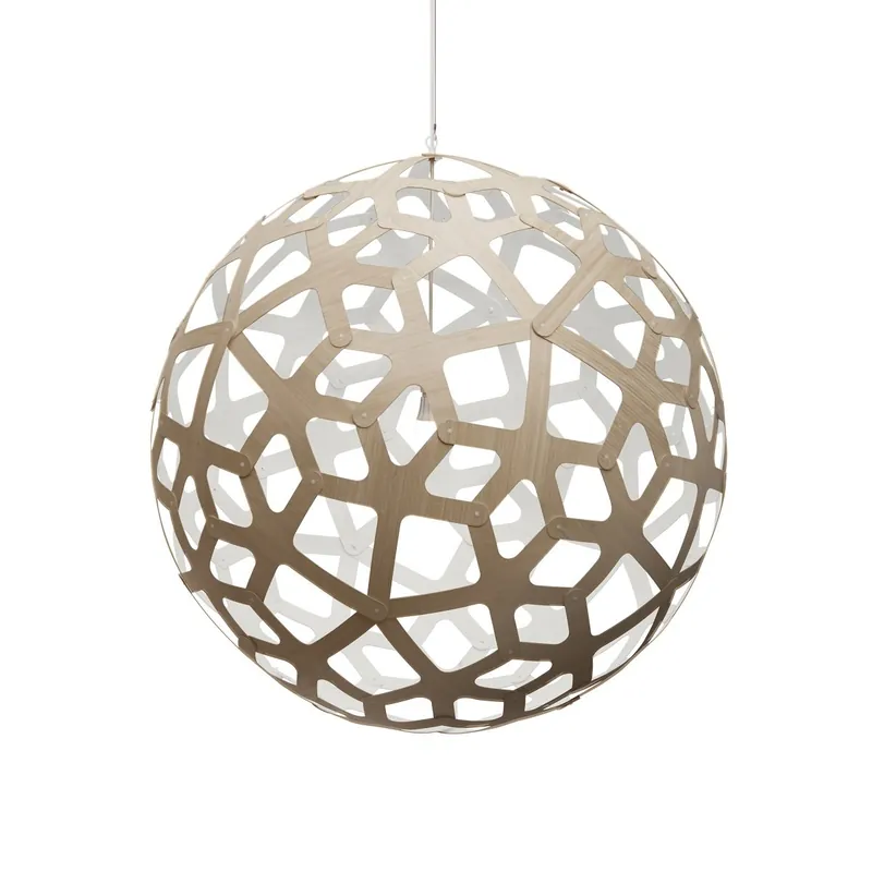 Sonderaktion David Trubridge Coral Pendelleuchte Ø 120cm weiß 1 Seite