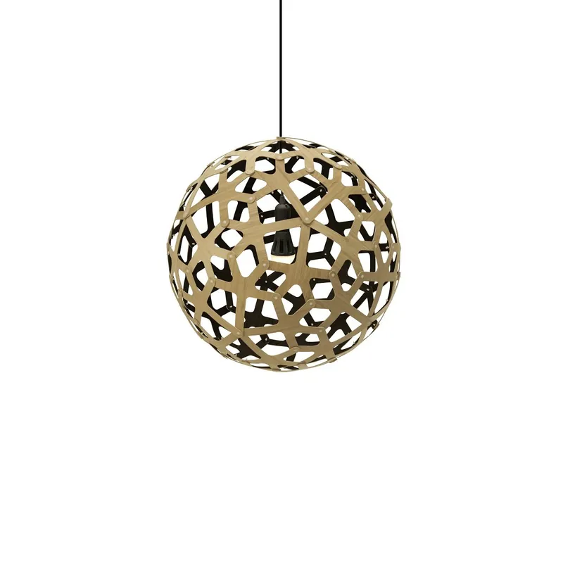 Preisknaller David Trubridge Coral Pendelleuchte Ø 40cm Innen schwarz