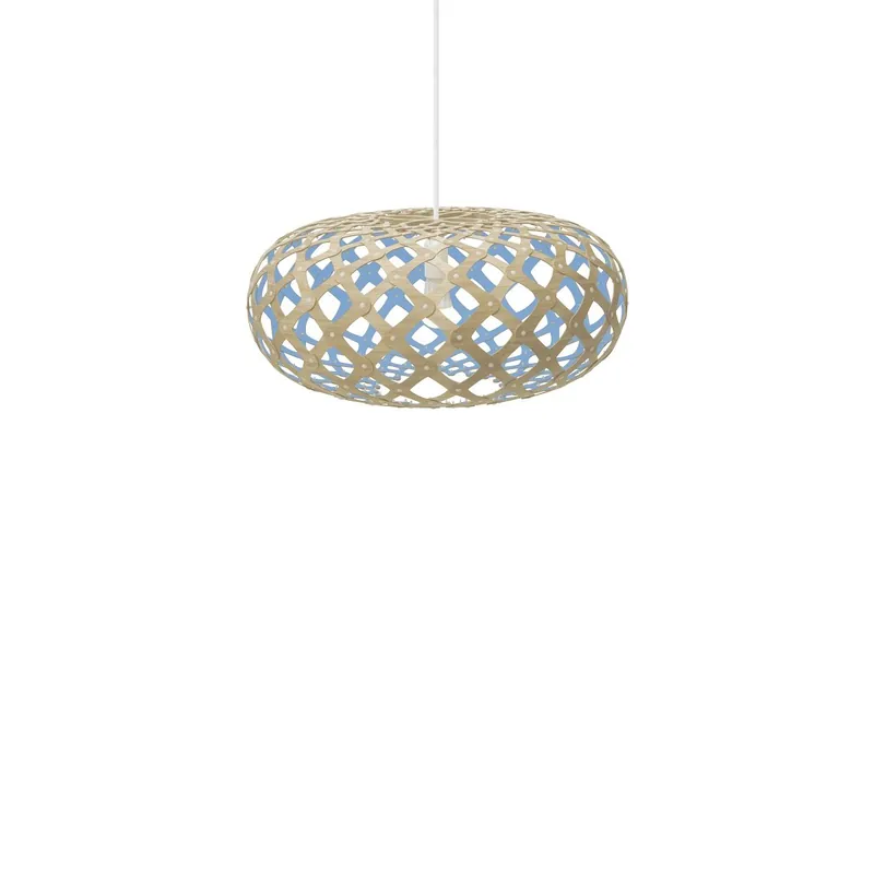 David Trubridge Kina Pendelleuchte Ø 60cm blau Sichere Zahlung