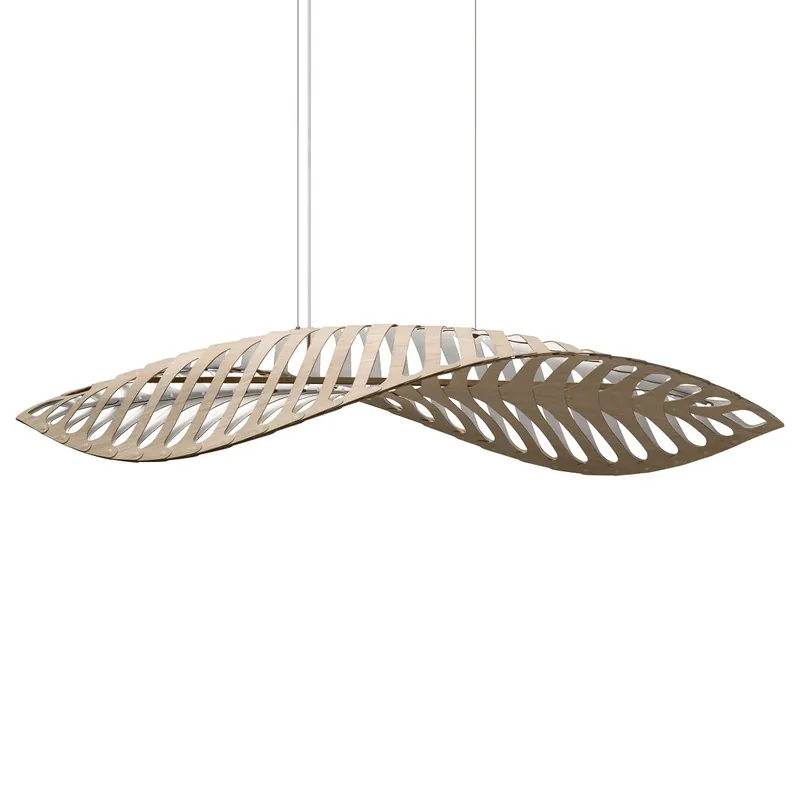 Preisknaller David Trubridge Navicula large Pendelleuchte 100 cm weiß 1 Seite
