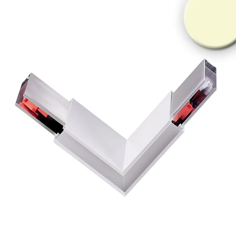 Highlight ISOLED 114038 Eckverbinder für Hängeleuchte Linear Up&Down 3000K weiß