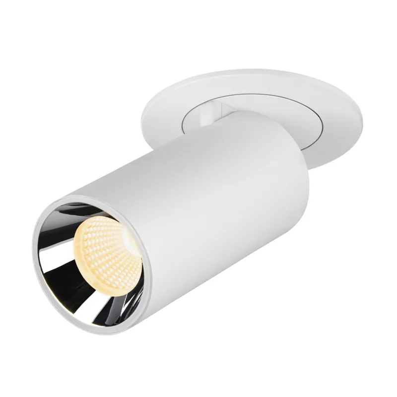 SLV 1006956 NUMINOS® PROJECTOR S Deckeneinbauleuchte 3000K 55° zylindrisch weiß chrom Online Kaufen