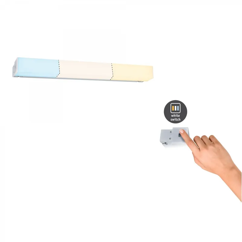 Schneller Versand Paulmann No. 78948 HomeSpa LED Spiegelleuchte Luno IP44 Alu 6W WhiteSwitch 2700K