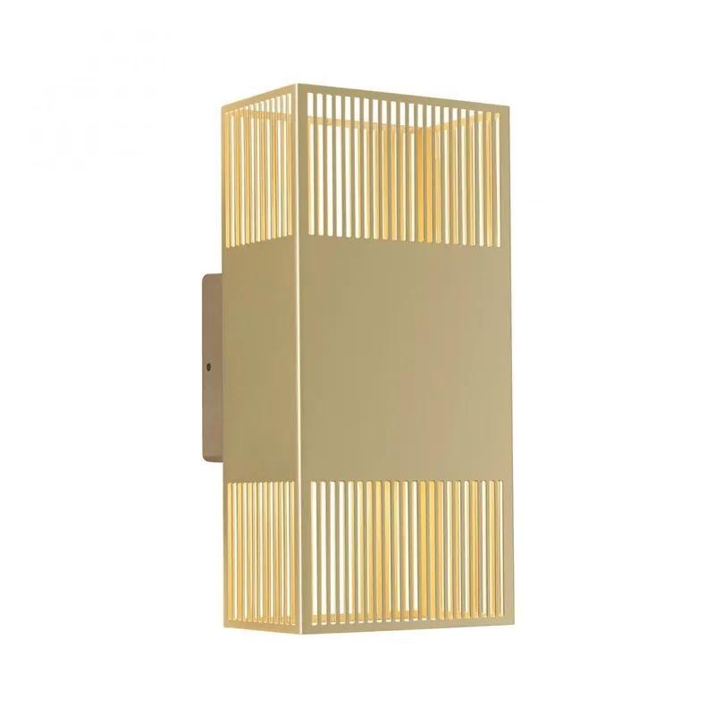 Preisknaller Paulmann 71254 LED Wandleuchte Tharin Gold 3000K IP44