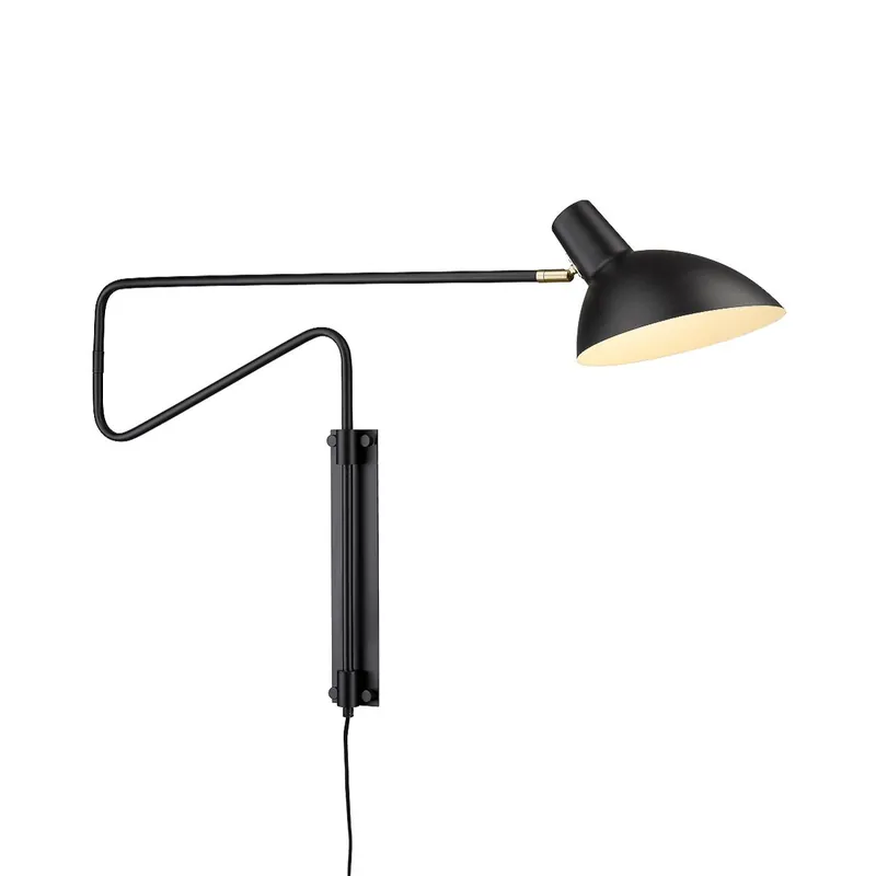 Must-Have Halo Design 742745 Wandleuchte Metropole Deluxe medium schwarz