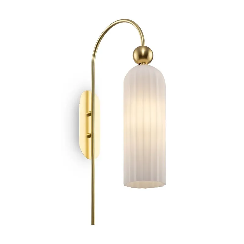 Maytoni Wandleuchte Antic goldfarben weiss E14 Preisreduziert