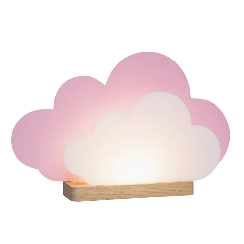 Heißes Angebot Elobra 139820 LED Tischleuchte Stecksystem Wölkchen rosa warmweiß