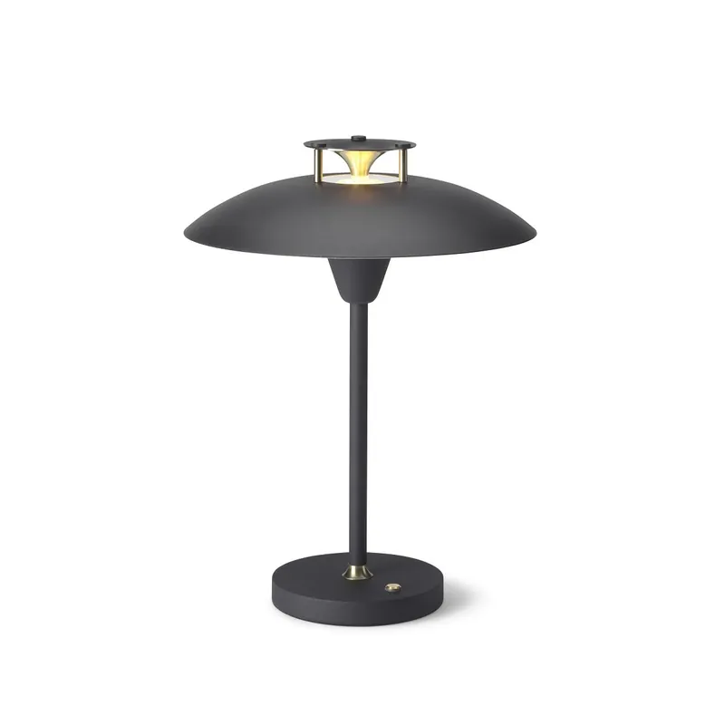 Halo Design 746040 LED Akku Tischleuchte Stepp 1-2-3 Schwarz dimmbar IP54 Abverkauf
