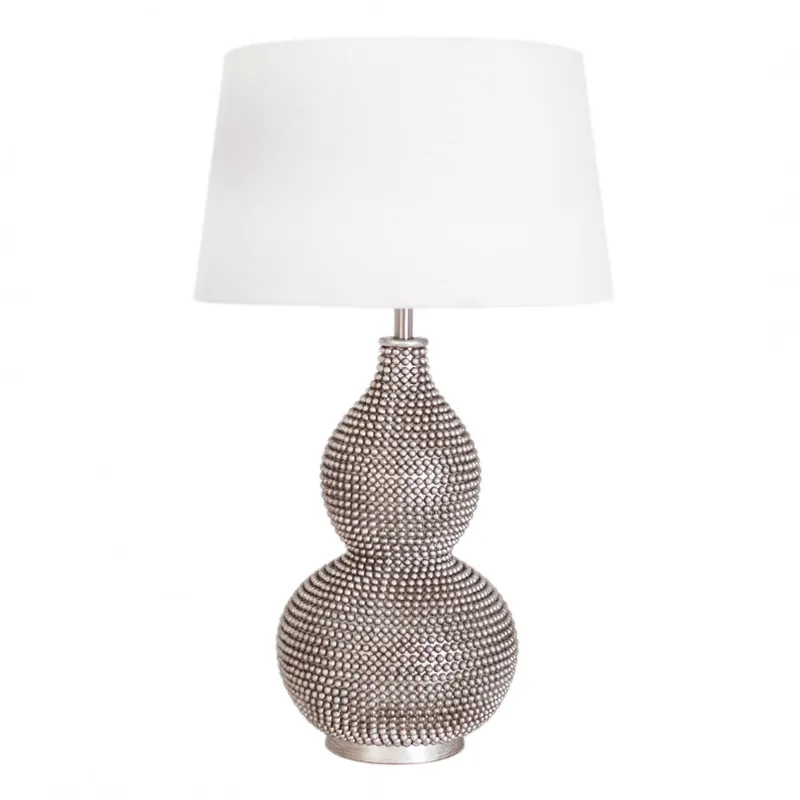 Schneller Versand By Rydéns 4001840-6508 Tischleuchte Lofty H 56 cm Satin Schirm weiss