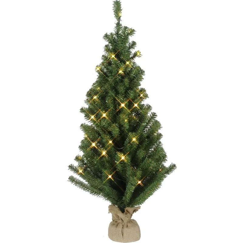 Star Trading LED Tannenbaum Toppy im Jutesack No. 600-41 90x40cm warmweiß Wochenendangebot