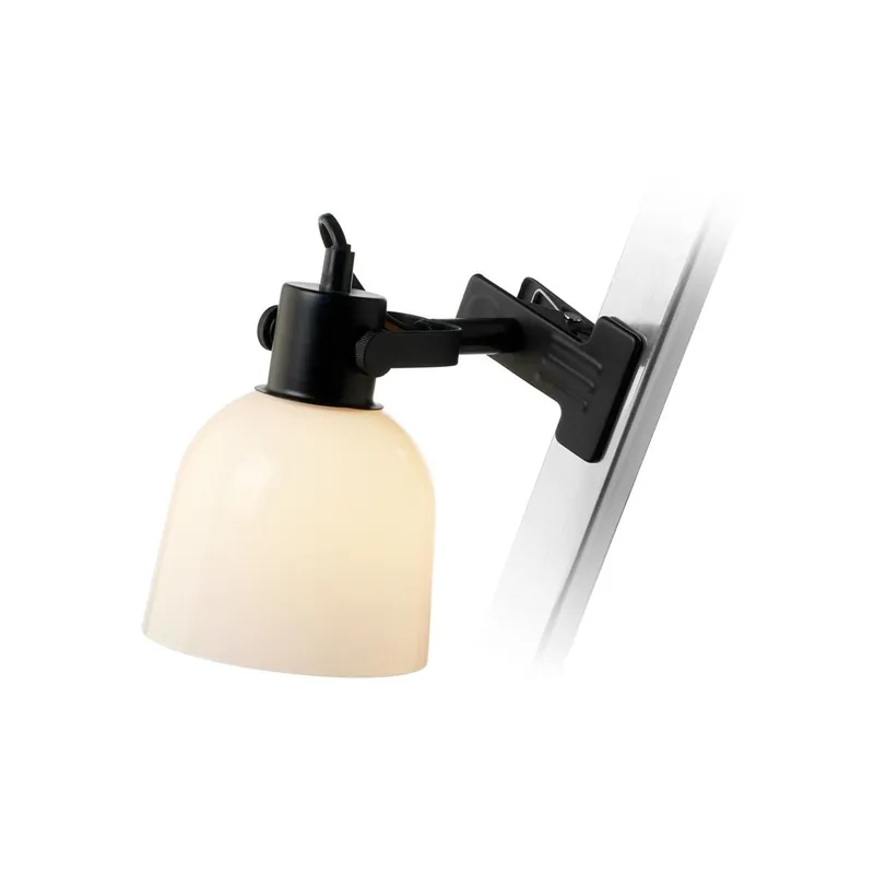 Halo Design 747238 Glow Klemmleuchte schwarz opal E14 Markenware