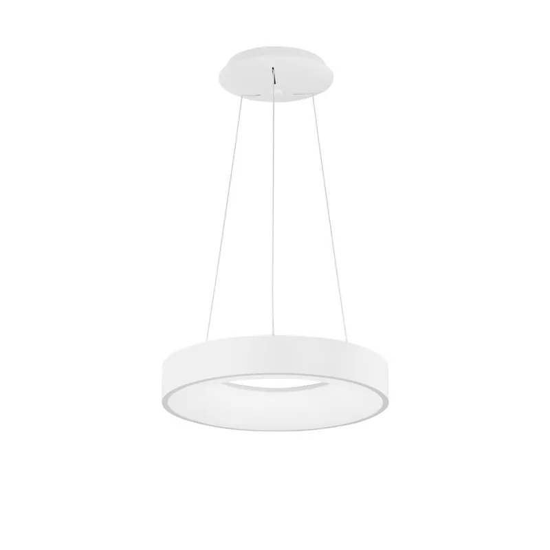 Nova Luce 9453430 RANDO THIN LED Pendelleuchte 38cm 3000K Weiss dimmbar Schneller Versand