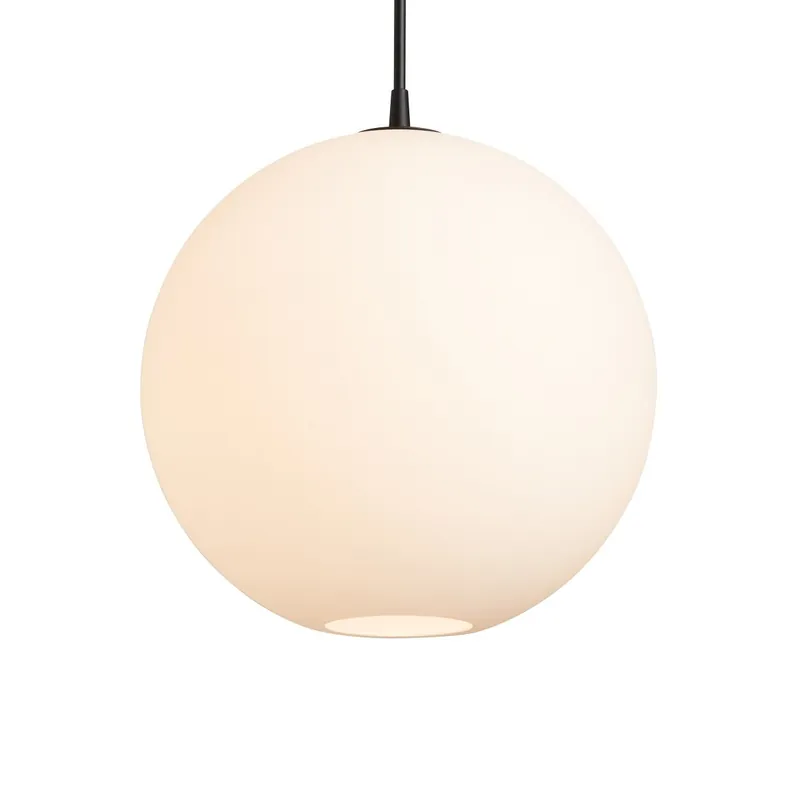 Direktkauf Belid Capo Pendelleuchte 400mm Glas opal schwarzes Kabel E27