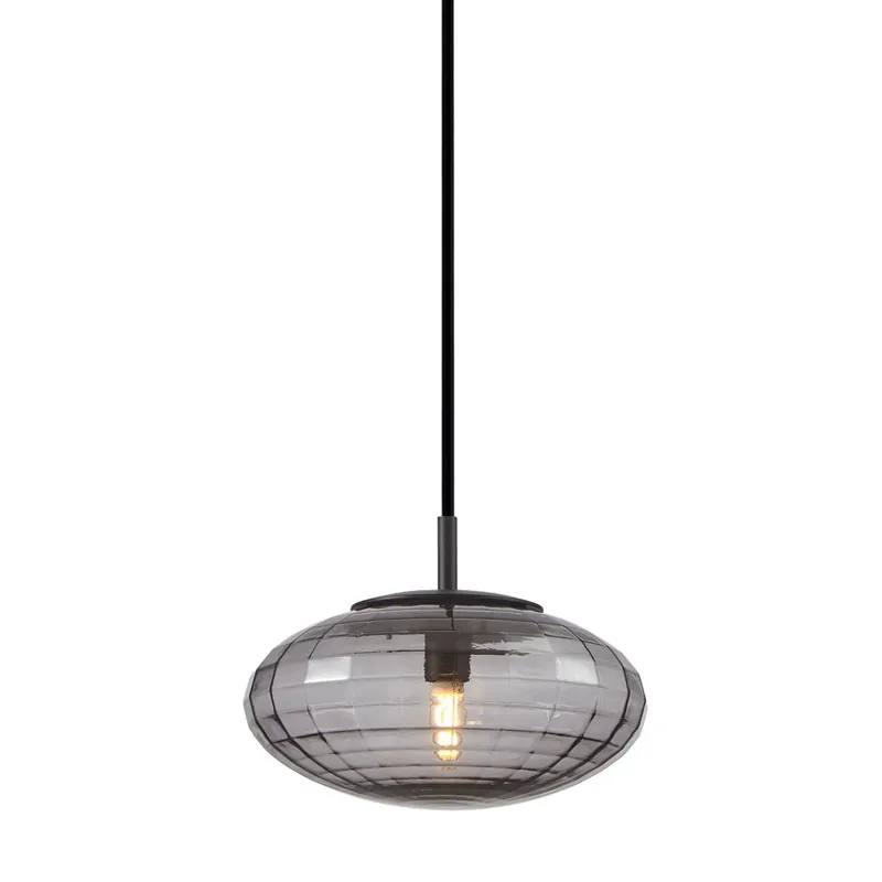 Halo Design 743728 Pendelleuchte Mesh 20cm smoke Neu
