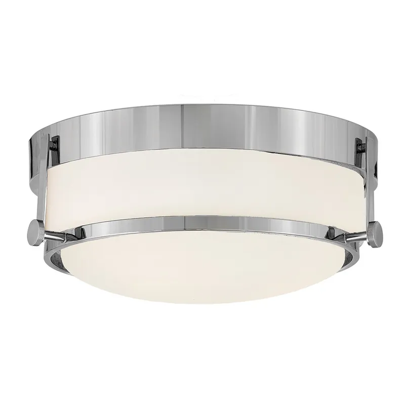 Elstead Lighting Harper Deckenleuchte 3-Light Chrom poliert Opalglas E27 Kracherpreis