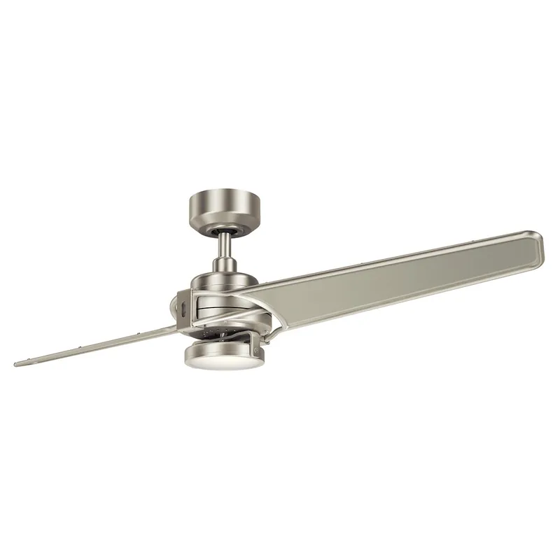 Wochenendangebot Elstead Lighting Xety Deckenventilator LED nickel gebürstet