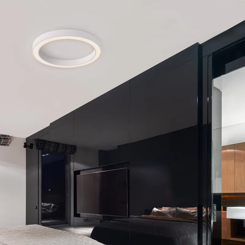Schnäppchen Nova Luce 9345635 MORBIDO LED Deckenleuchte 80cm 2700-4000K Weiss dimmbar