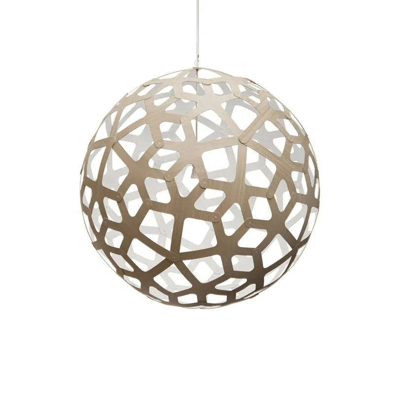 Neuheit David Trubridge Coral Pendelleuchte Ø 100cm weiß 1 Seite