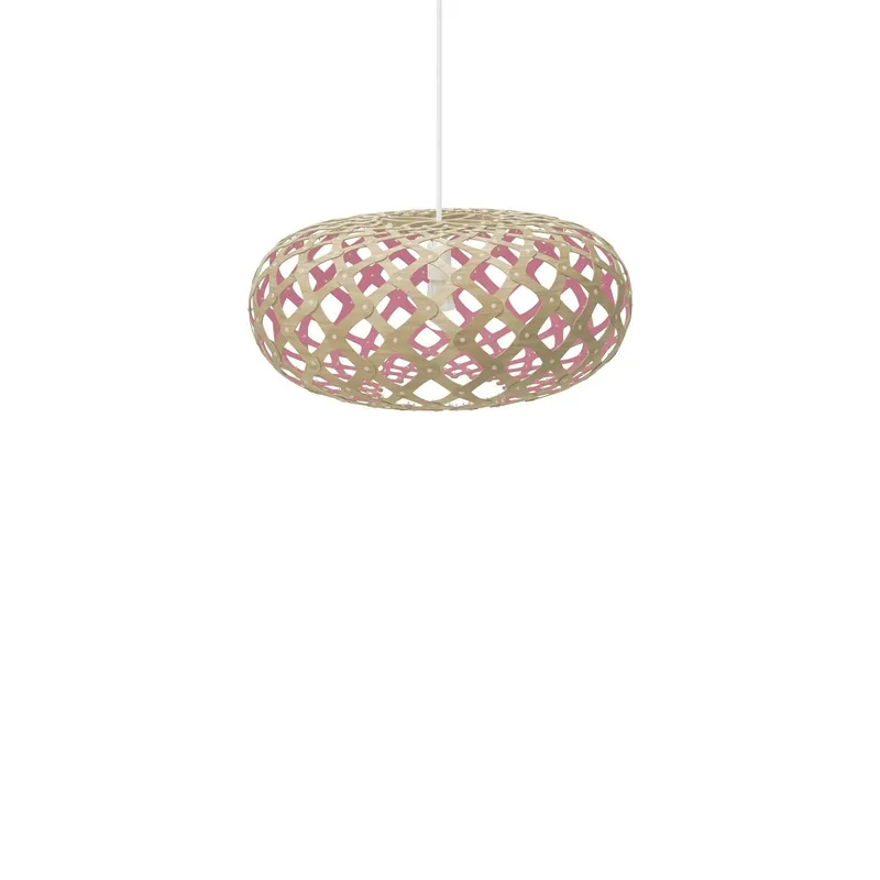 Nur Heute David Trubridge Kina Pendelleuchte Ø 60cm pink