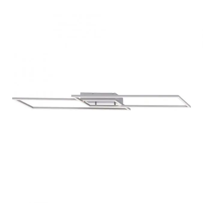 LED Deckenleuchte, stahlfaben, inkl. Dimmfunktion, Memory Funktion, modern Letzte Chance