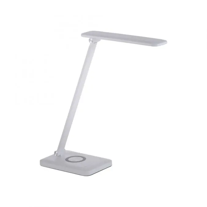 LED Tischleuchte, weiss, kabellose QI-Ladefunktion, Touchdimmer, CCT Heißes Angebot
