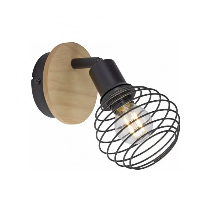 Top-Preis Wand-Deckenleuchte, holz-natur, E14, LED wechselbar, IP20