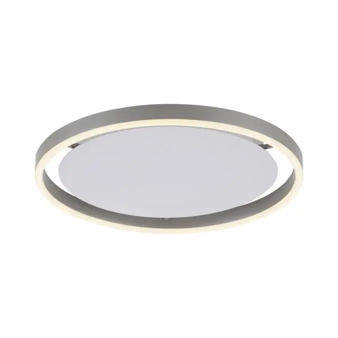 LED Deckenleuchte aluminium rund Ø40cm dimmbar Switchmo warmweiß Zertifiziert