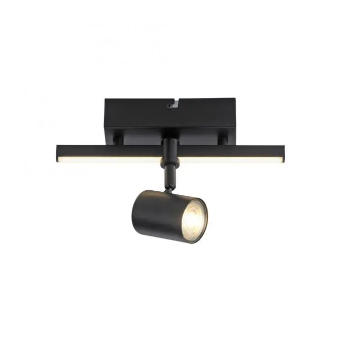 LED Deckenlampe 1 flammig mit LED Board schwarz drehbar Memoryfunktion Meistverkauft