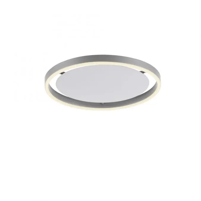 Saisonangebot LED Deckenleuchte, rund, aluminium, dimmbar über Wandschalter